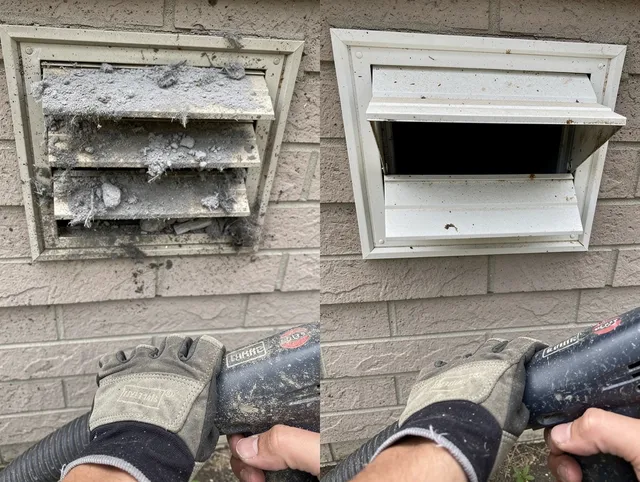 Professional dryer exhaust vent cleaning by Fallbrook Dryer Vent Cleaning in Fallbrook