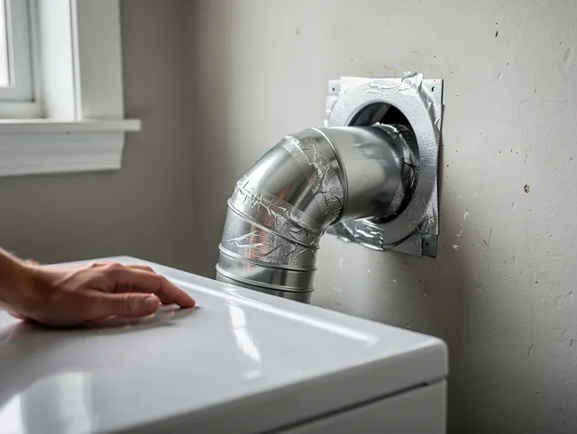 Fallbrook Dryer Vent Cleaning expert performing professional dryer vent repair and installation in Fallbrook