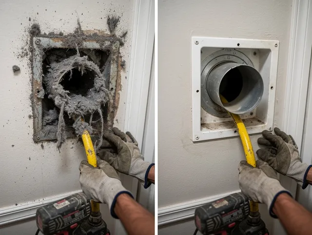 Expert gas dryer vent cleaning by Fallbrook Dryer Vent Cleaning in Fallbrook