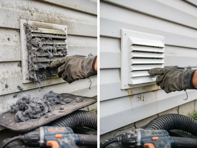 Residential dryer vent cleaning by Fallbrook Dryer Vent Cleaning in Fallbrook